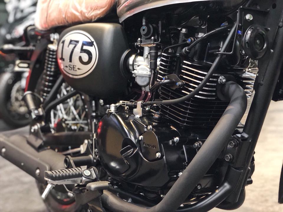 Động cơ 175cc của Kawasaki W175 Động cơ 175cc của Kawasaki W175