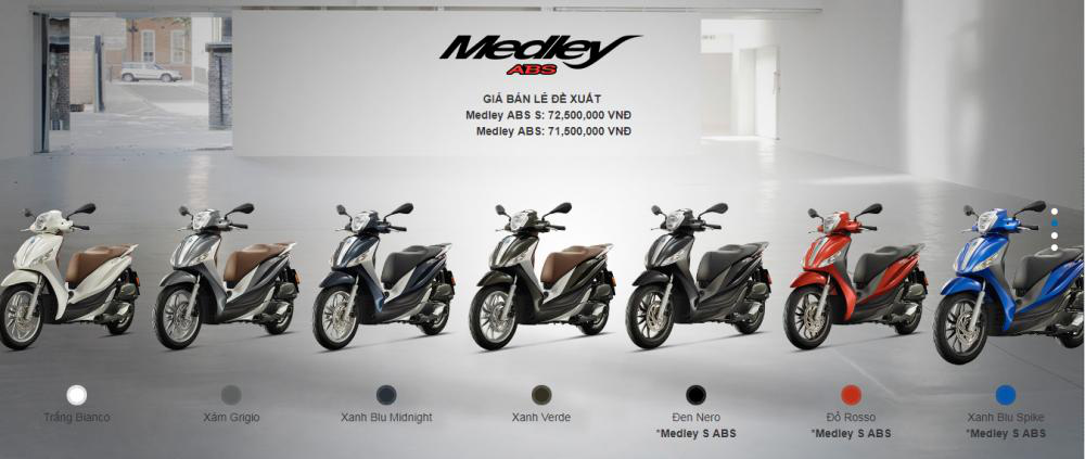 Tân binh Piaggio Medley tại Việt Nam
