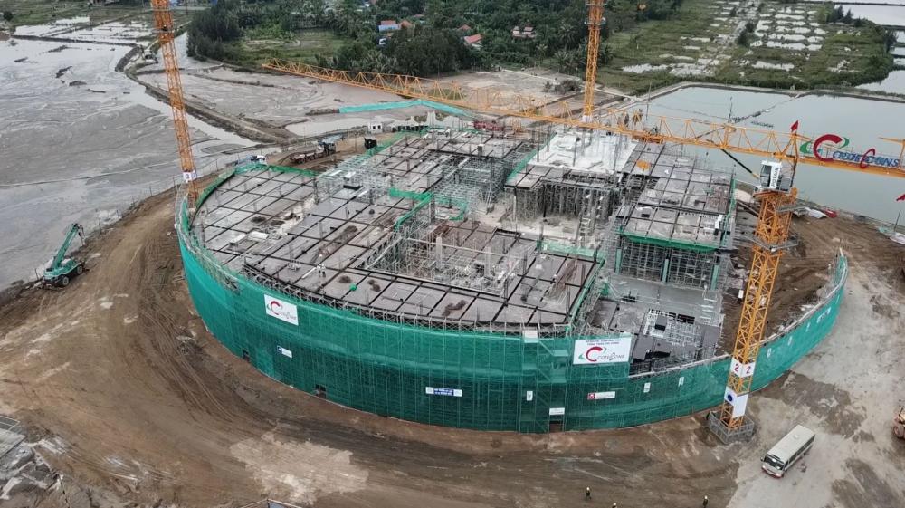 H&igrave;nh ảnh đầu ti&ecirc;n về nh&agrave; m&aacute;y của VinFast tại Khu kinh tế C&aacute;t Hải - Hải Ph&ograve;ng