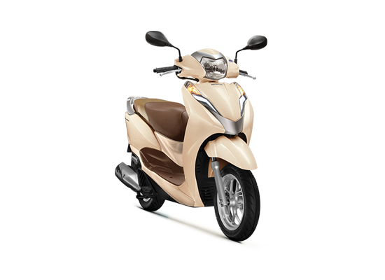 Honda Lead phiên bản cao cấp màu Vàng Nâu