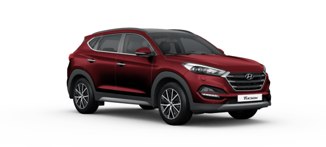 Mẫu Hyundai Tucson m&agrave;u đỏ