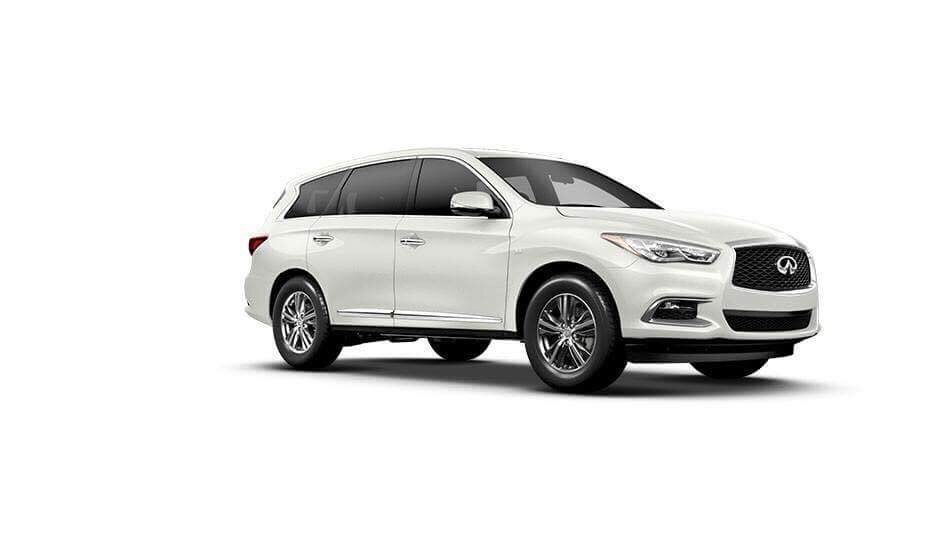 Mẫu Infiniti QX60 màu trắng majetic