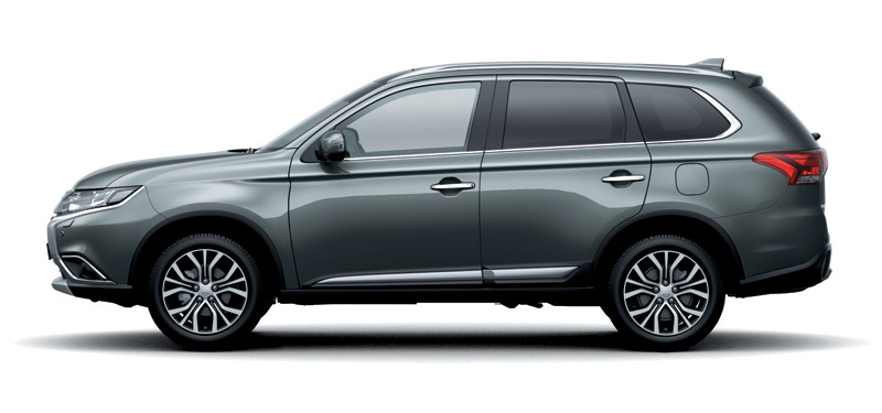 Mẫu Mitsubishi Outlander màu Titanium