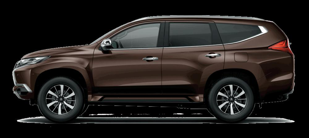 Mẫu Mitsubishi Pajero Sport màu nâu 