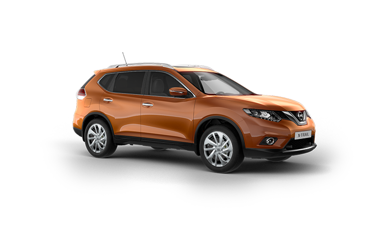 Mẫu Nissan X-Trail màu cam