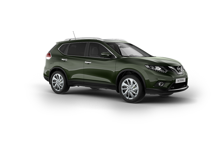 Mẫu Nissan X-Trail màu xanh ô-liu