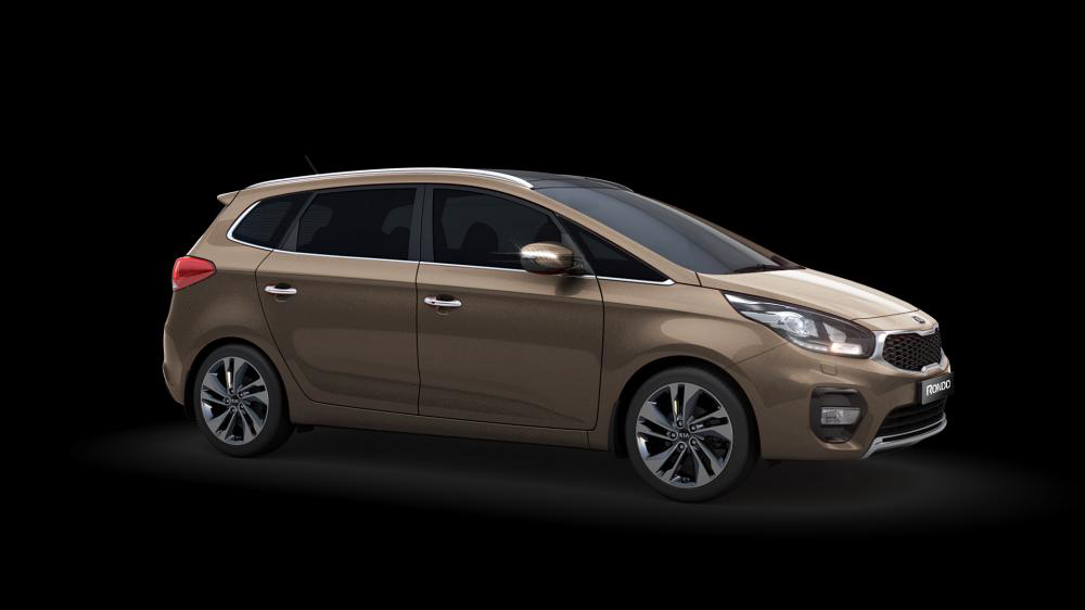 Mẫu Kia Rondo màu nâu 