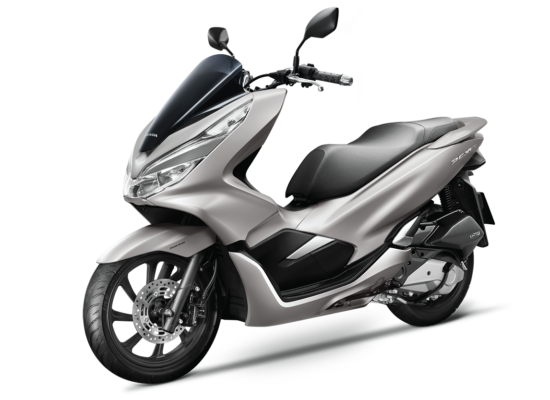 Mẫu Honda PCX màu bạc mờ đen Mẫu Honda PCX màu bạc mờ đen