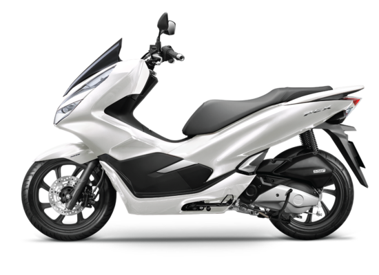 Mẫu Honda PCX màu trắng đen Mẫu Honda PCX màu trắng đen