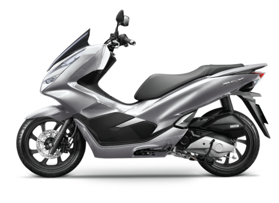 Mẫu Honda PCX màu bạc đen Mẫu Honda PCX màu bạc đen