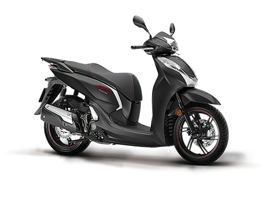 Mẫu Honda SH 300i màu xám đen 