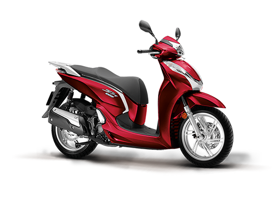Mẫu Honda SH 300i màu đỏ đen 