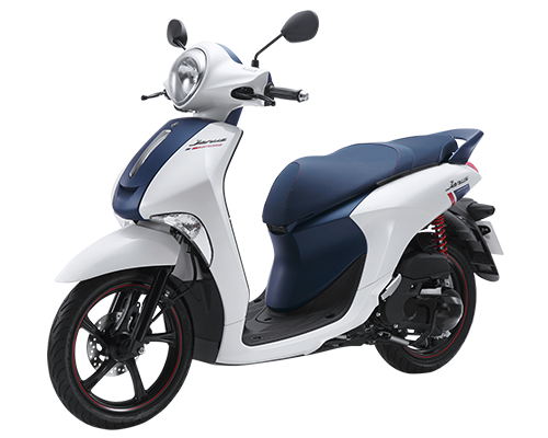 Mẫu Yamaha Janus màu trắng xanh