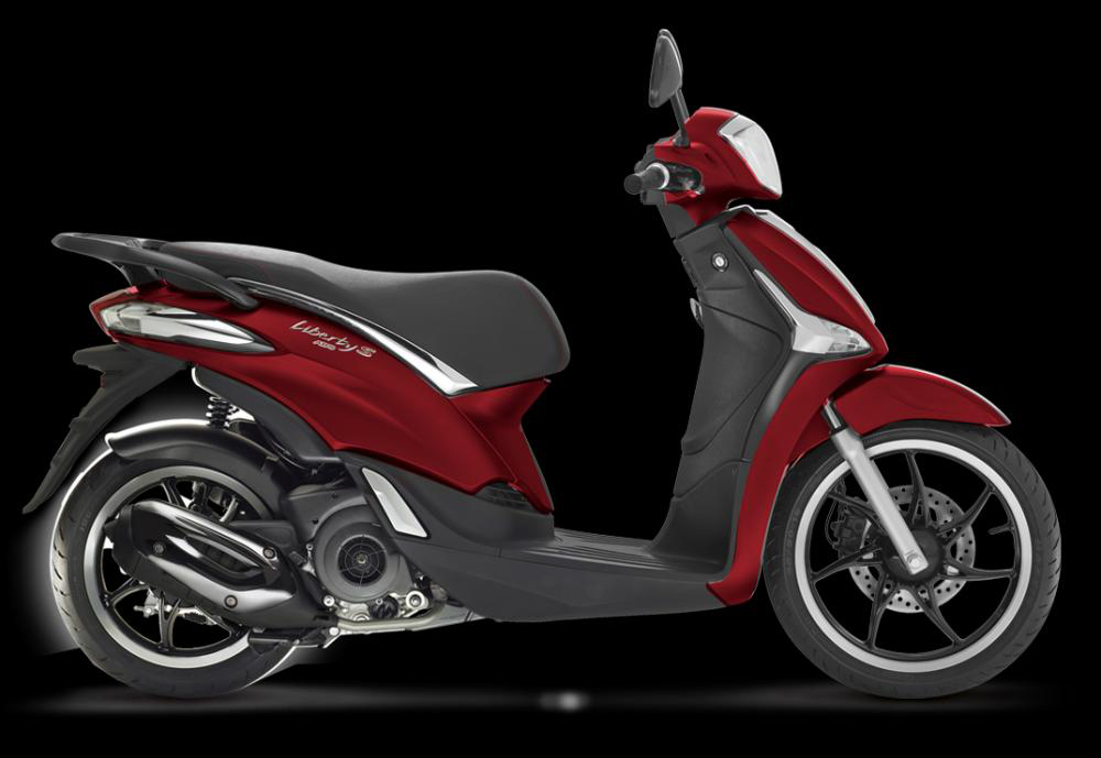 Mẫu Piaggio Liberty S 125 ABS màu Rosso Matt Mẫu Piaggio Liberty S 125 ABS màu Rosso Matt