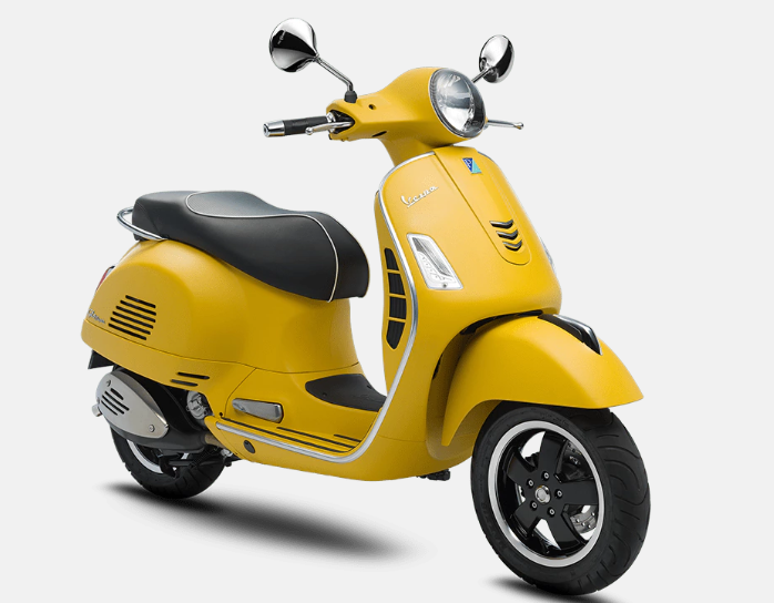 Mẫu Vespa GTS 300 màu vàng Mẫu Vespa GTS 300 màu vàng