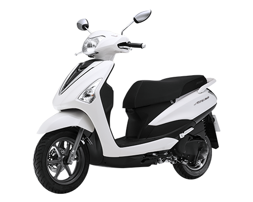 Mẫu Yamaha Acruzo màu trắng đen