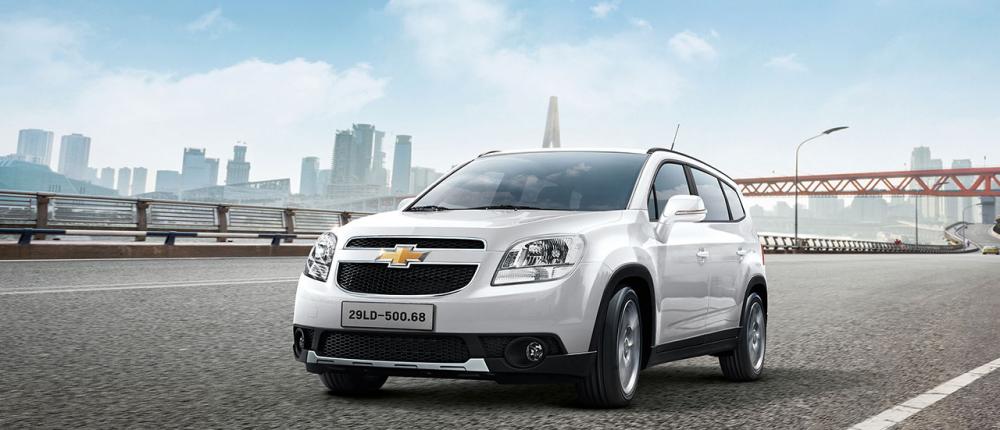 Mẫu Chevrolet Orlando màu trắng