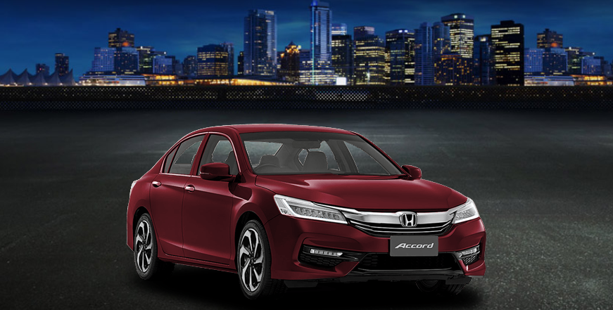 Mẫu Honda Accord màu đỏ