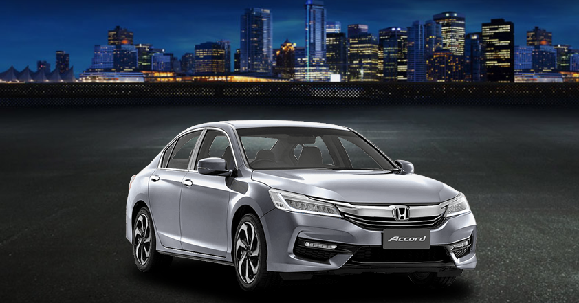 Mẫu Honda Accord màu ghi bạc