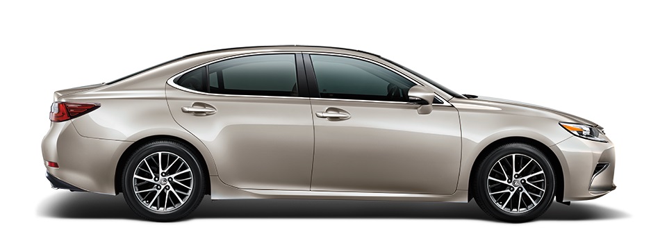 Mẫu Lexus ES màu đồng