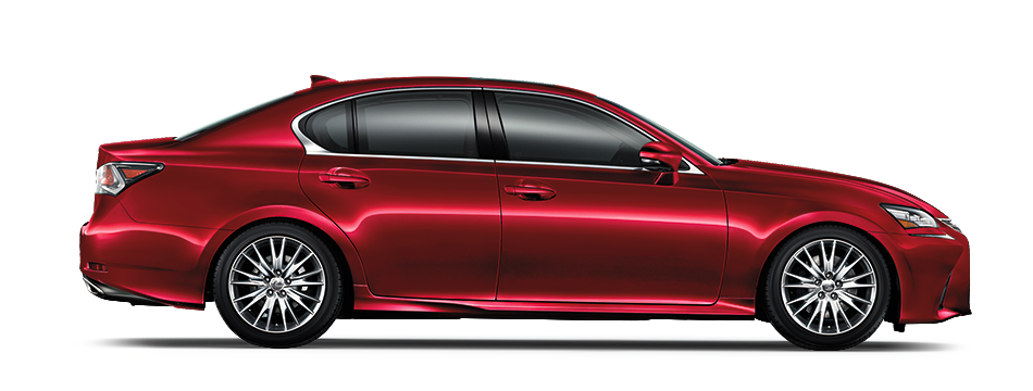 Mẫu Lexus GS màu đỏ