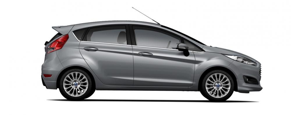 Mẫu Ford Fiesta màu xám
