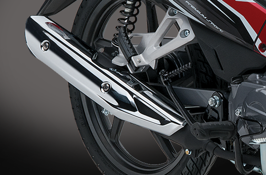 Thiết kế ống xả của Honda Blade 110