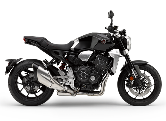 Ngoại thất của Honda CB1000R màu đen bạc