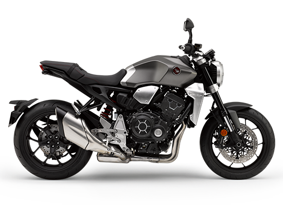 Ngoại thất của Honda CB1000R màu xám đen bạc