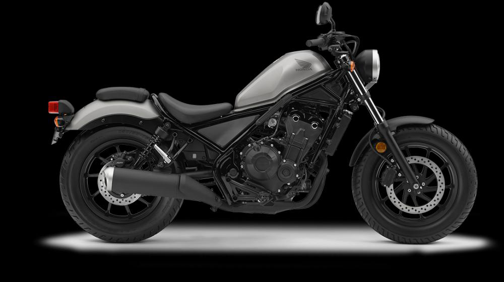 Mẫu Honda Rebel 500 màu bạc đen