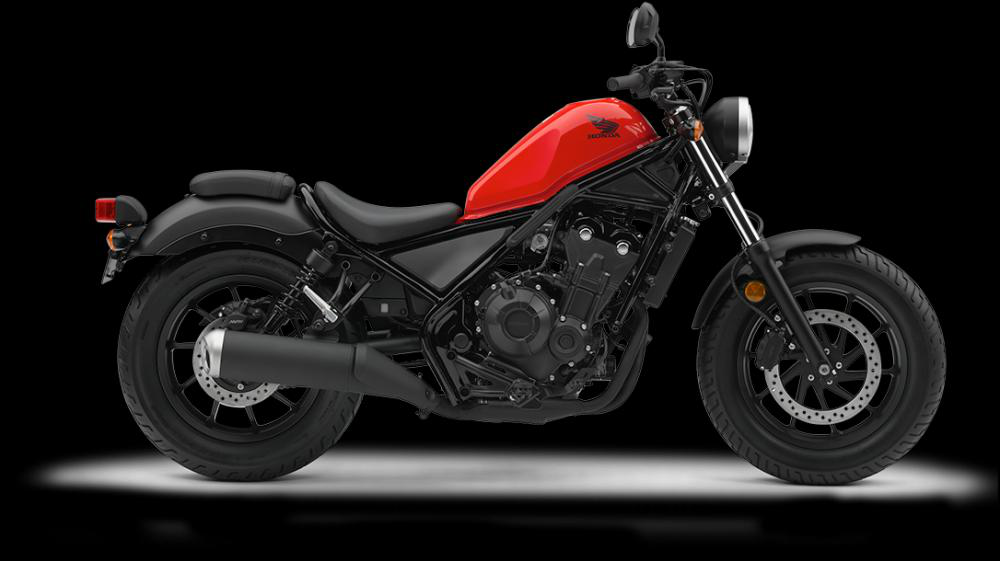 Mẫu Honda Rebel 500 màu đỏ đen