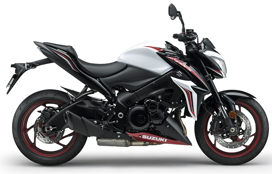 Mẫu Suzuki GSX-S1000 màu trắng đen Mẫu Suzuki GSX-S1000 màu trắng đen