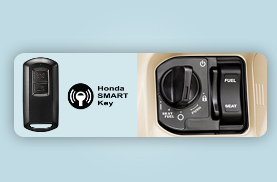 Trang bị ổ khóa Honda Lead