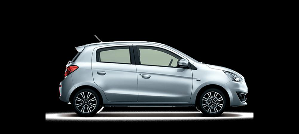 Thiết kế Mitsubishi Mirage màu bạc