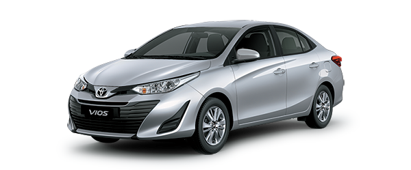 Ngoại thất Toyota Vios màu bạc
