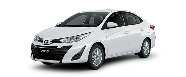 Ngoại thất Toyota Vios màu trắng