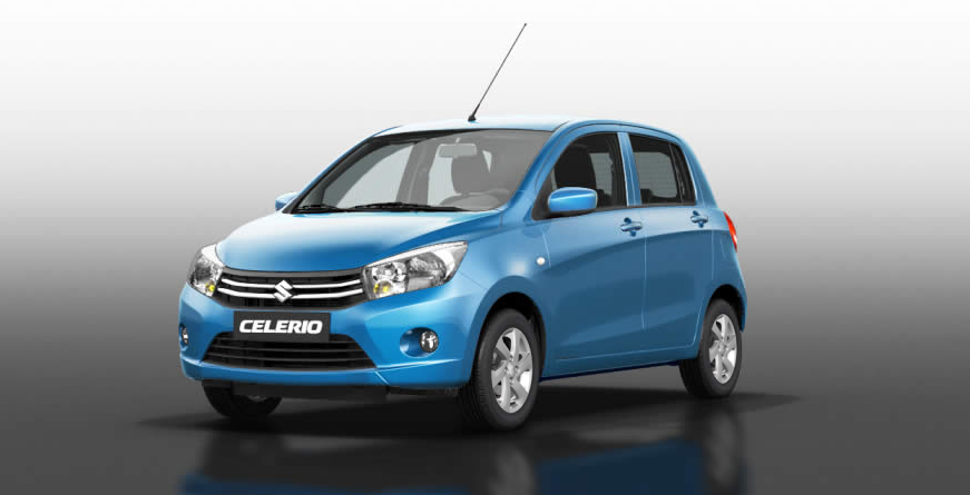 Ngoại thất Suzuki Celerio màu xanh