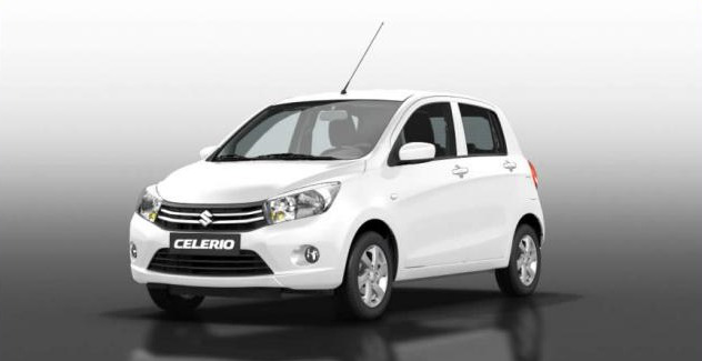 Ngoại thất Suzuki Celerio màu trắng