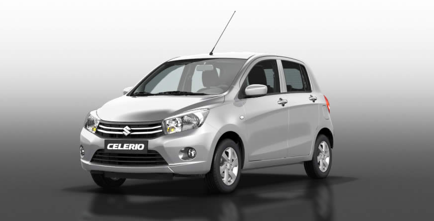 Ngoại thất Suzuki Celerio màu bạc