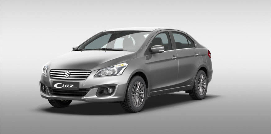 Ngoại thất Suzuki Ciaz màu xám