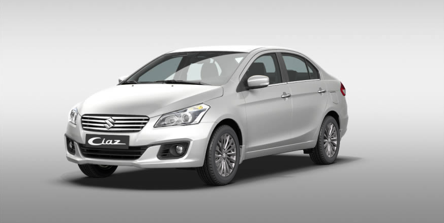 Ngoại thất Suzuki Ciaz màu bạc