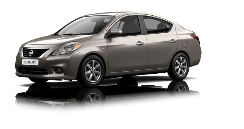 Ngoại thất Nissan Sunny màu nâu