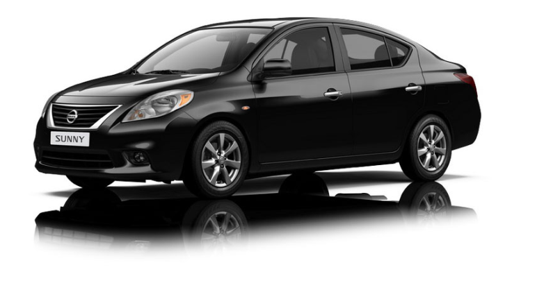 Ngoại thất Nissan Sunny màu đen