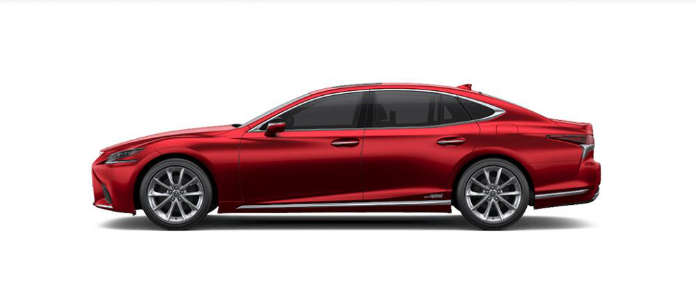 Ngoại thất Lexus LS m&agrave;u đỏ