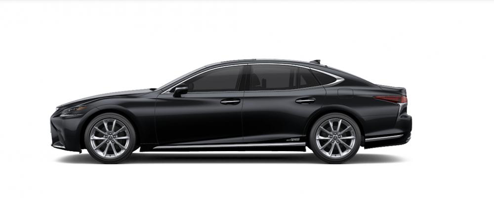 Ngoại thất Lexus LS m&agrave;u x&aacute;m đen