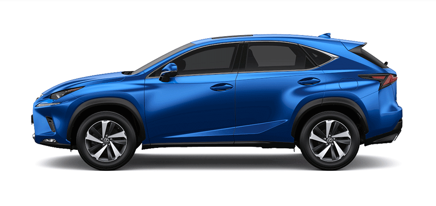 Ngoại thất Lexus NX màu xanh