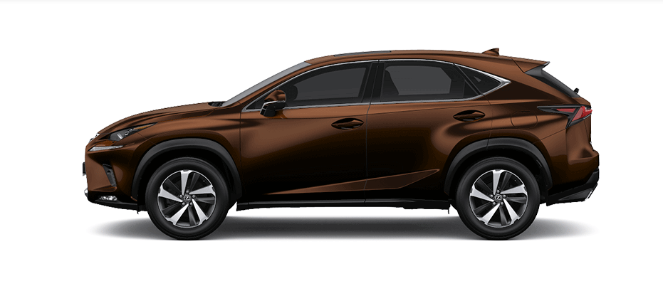 Ngoại thất Lexus NX màu nâu