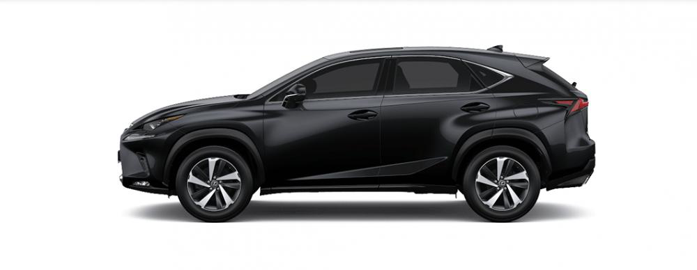 Ngoại thất Lexus NX màu xám đen