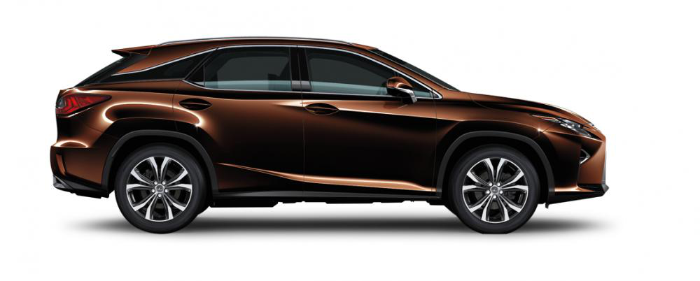 Ngoại thất Lexus RX m&agrave;u n&acirc;u