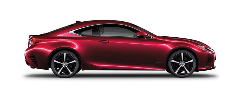 Ngoại thất của Lexus RC m&agrave;u đỏ